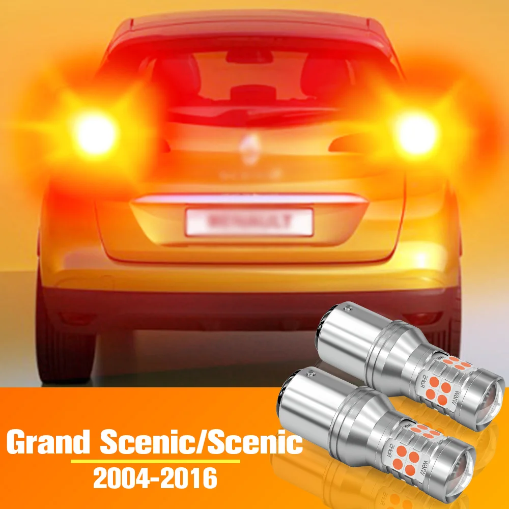 

2pcs LED Brake Light Bulb Accessories For Renault Scenic Grand Scenic 2 3 2003-2016 2007 2008 2009 2010 2011 2012 2013 2014 2015