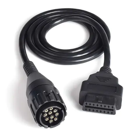 Для мотоциклов BMW 10 Pin для BMW ICOM D Кабельный адаптер 10 Pin к 16Pin OBD2 Диагностический разъем для BMW Удлинительный кабель