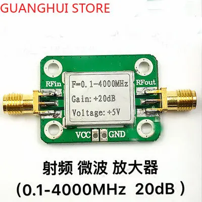 

RF Microwave Amplifier 0.1--4000MHz 20dB