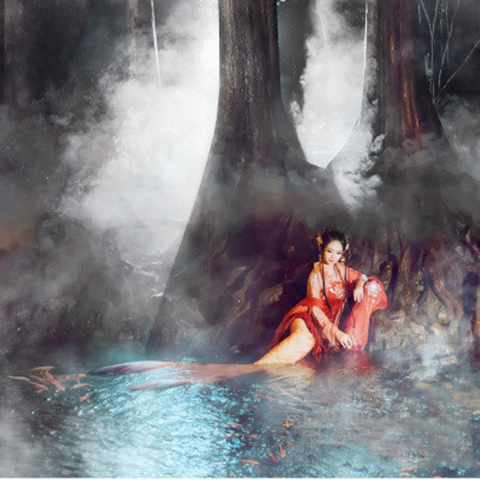 Белый дымовой торт с эффектом белого дыма Бомба Фотосъемка Сцена Композиция