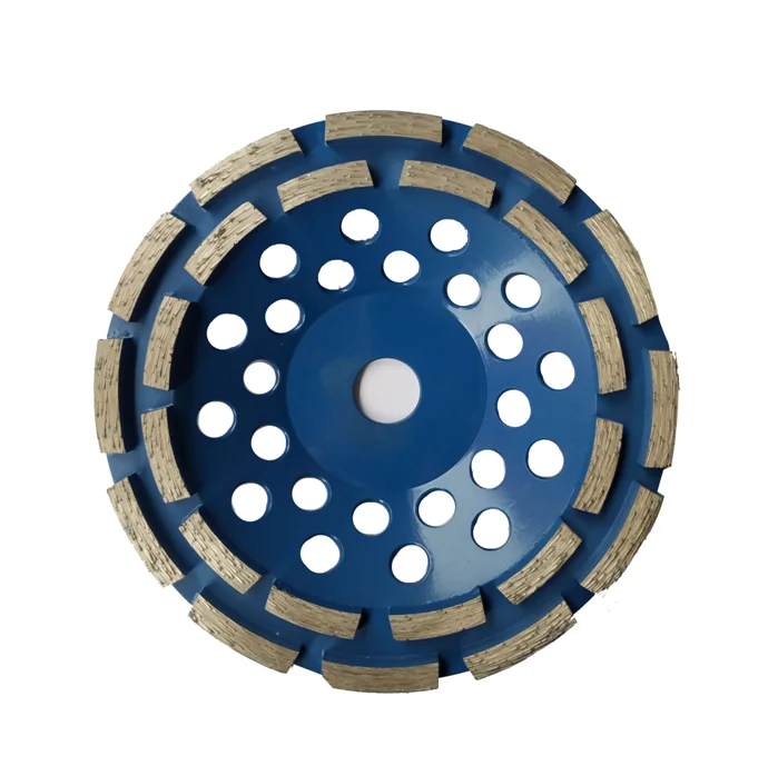 

7-дюймовый бетонный шлифовальный круг Raizi, двухрядный сегментный шлифовальный диск