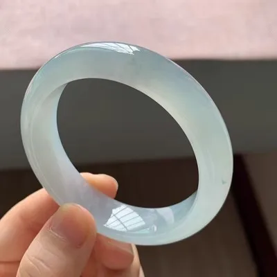 Ювелирные изделия zheru браслет из натурального бирманского нефрита 54 мм-62 мм