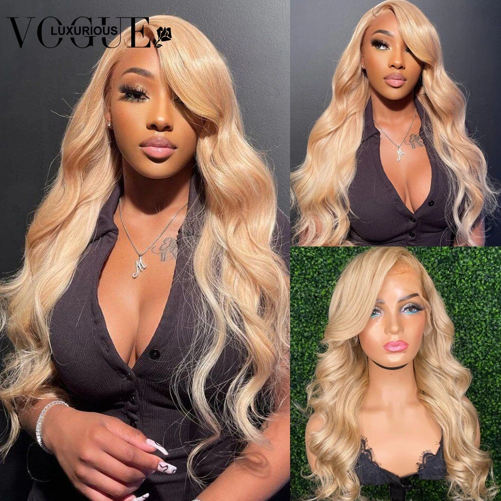 

30 Inch Ash Blonde Loose Body Wave Brazilian Virgin Human Hair Wigs 13x6 13x4 Lace Frontal Silky Straight Wig Natural Hairline