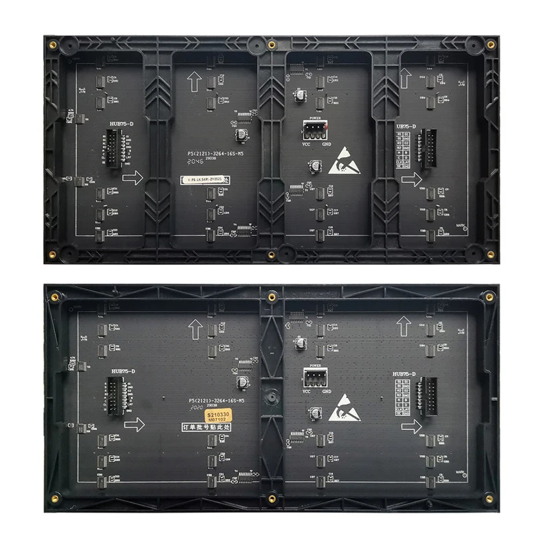 P5 внутренняя RGB Светодиодная панель дисплея 1/16 Scan 64x3 2 пикселя 320x160 мм SMD2121