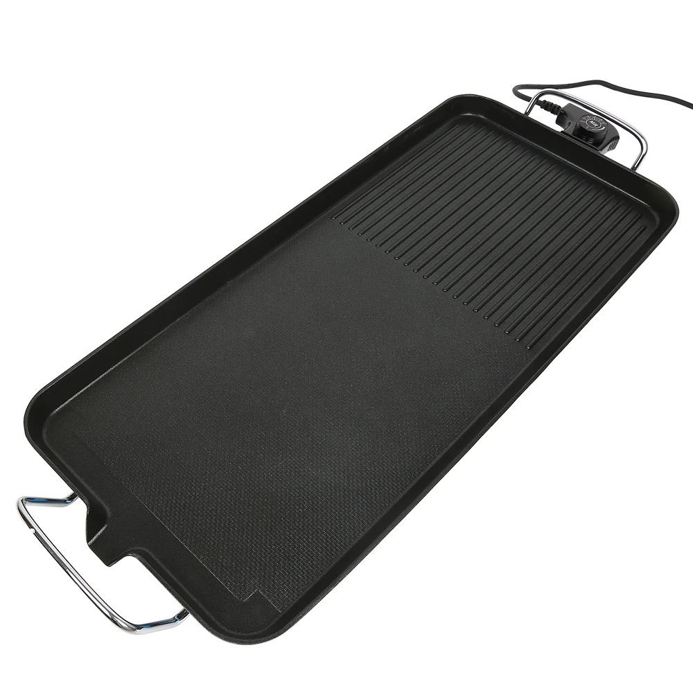 

68 * 28cm Stainless Steel Barbecue Plate Intelligent Controllable Iron Plate Professional Multifunctional Barbecue Plate HWC