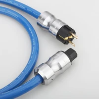 audiocrast p111105 high power emc shielded ac power cord silver plated schuko power cord cable hifi power cable for tube amp