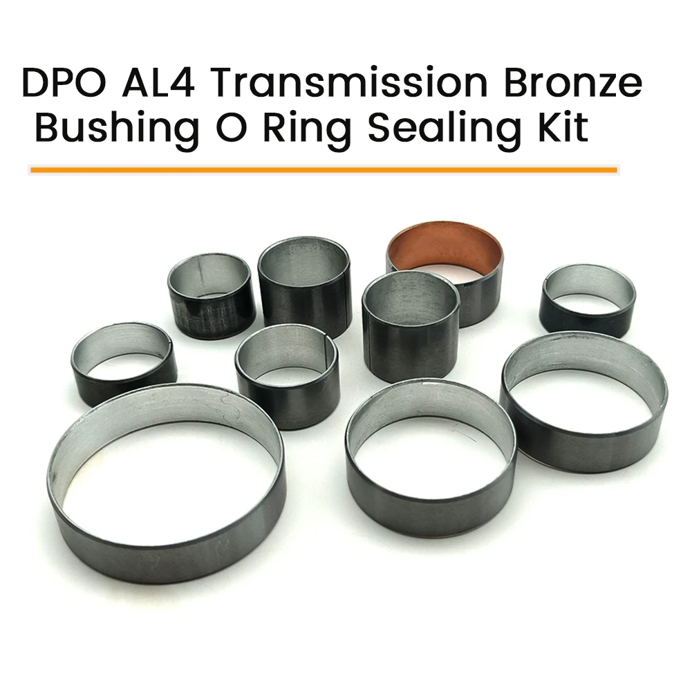 

New DPO AL4 10 PCS Auto Transmission Bronze Bushing O Ring Sealing Kit for Peugeot 307 Citroen Renault Car Accessories