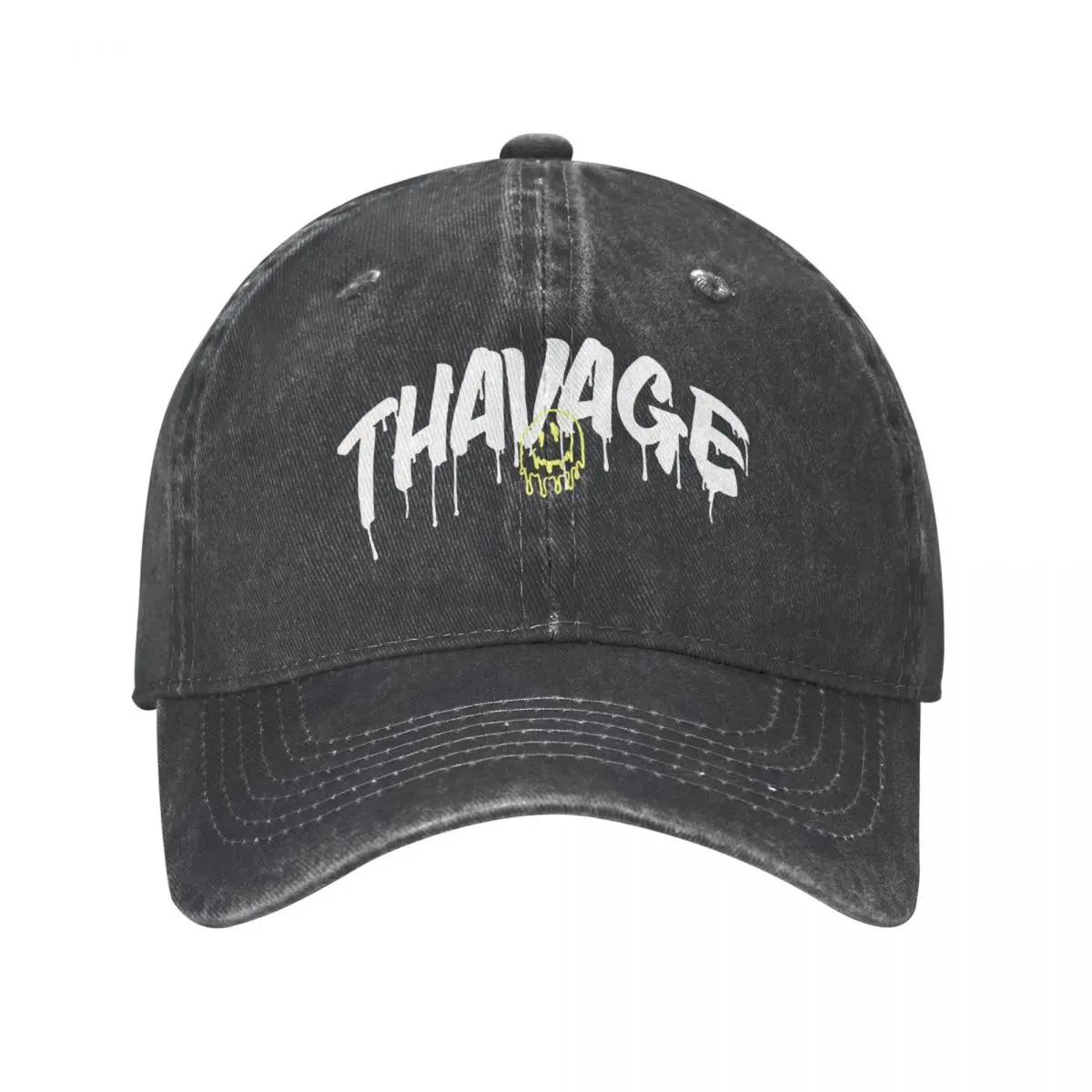 

Fitness Thavage Baseball Caps Vintage Distressed Denim Washed Snapback Cap Unisex All Seasons Travel Unstructured Soft Hats