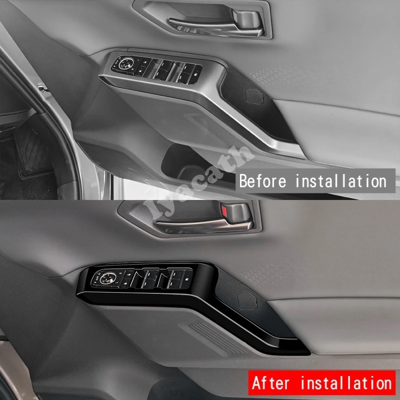 Фото Панель управления стеклоподъемниками и подлокотником для Toyota RAV4 2026-2027 (левый/правый руль), аксессуары для интерьера автомобиля №2