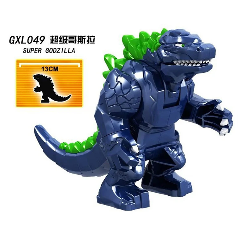 Большие фигурки из фильма Красный лотос Годзилла кирпичи игрушки строительные