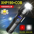 Самый мощный светодиодный фонарик XHP190 26650, Перезаряжаемый Usb фонарик XHP160, светодиодные фонарики высокой мощности XHP90, уличный охотничий фонарь