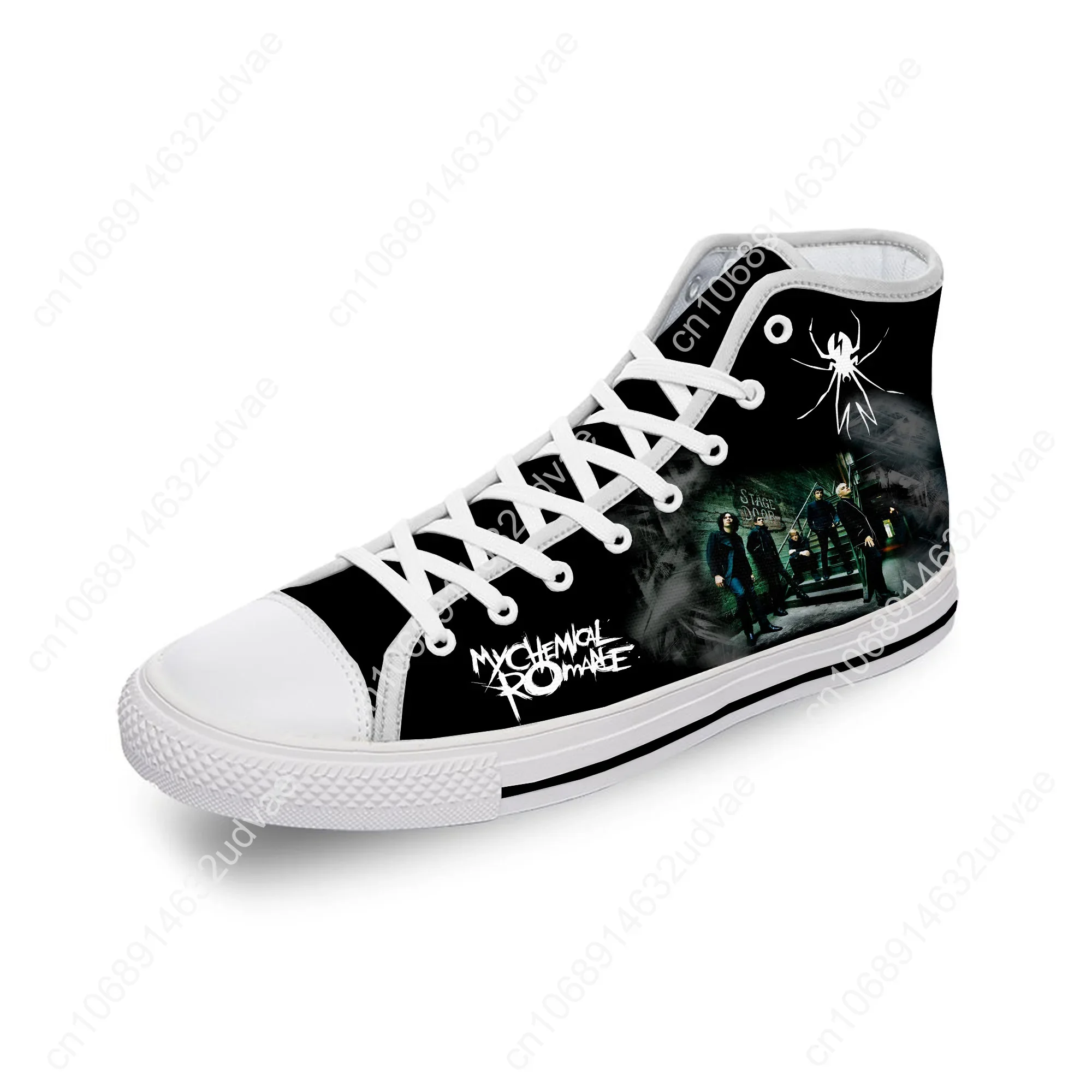 Повседневные тканевые высокие кроссовки My Chemical Romance MCR рок-группы с 3D принтом