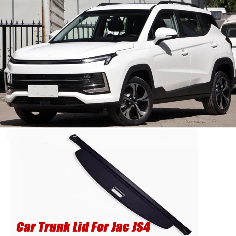 

Car Interior Cargo Trunk Cover For JAC JS4 2021 2022 2023 SUV Luggage Carrier Curtain Pull Buckle Security Shade Shield Curtain