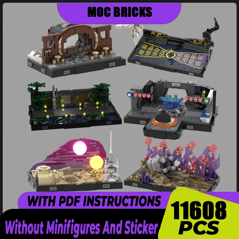 Конструктор Moc из фильма Звездный фильм базовый набор для дуэли Коллекционная