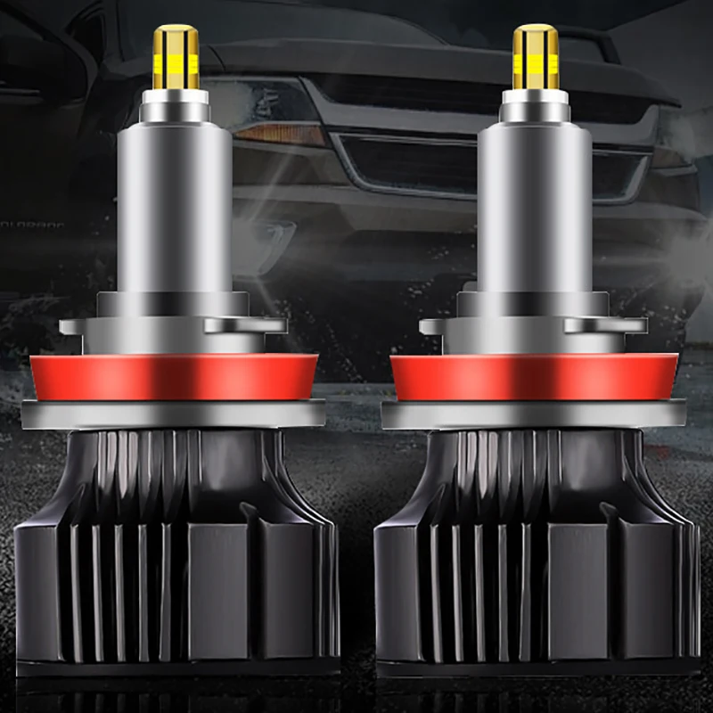 360-градусные 6000K светодиодные линзы для автомобильных фар лампы высокой мощности