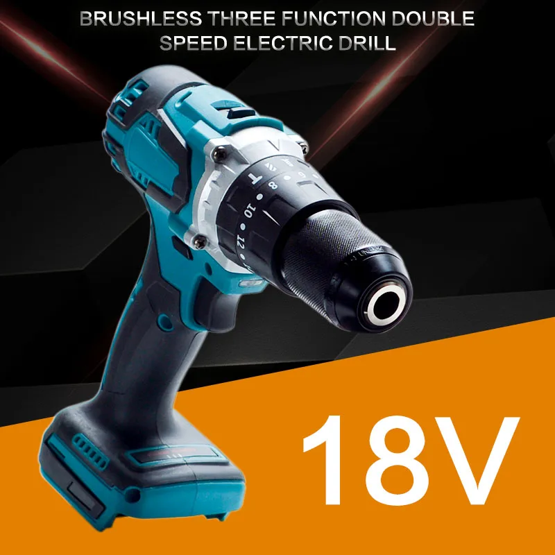 

Шуруповерт, 18 в, двухскоростной, 100 Н · м, для электродрели Makita