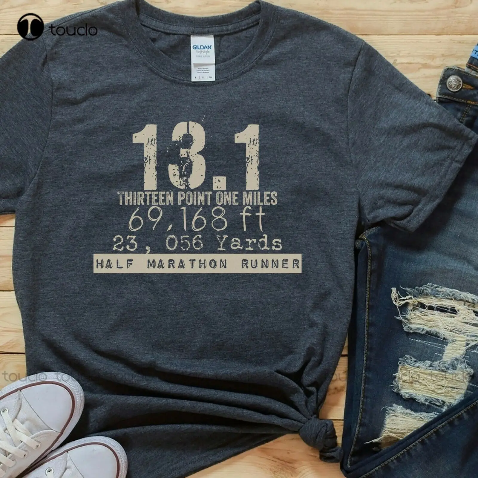 

13.1 Half Marathon Shirt 13.1 Miles Shirt Gift For Runner Half Marathon T-Shirt Graphic Tshirt Gd Hip Hop Xs-5Xl New Popular