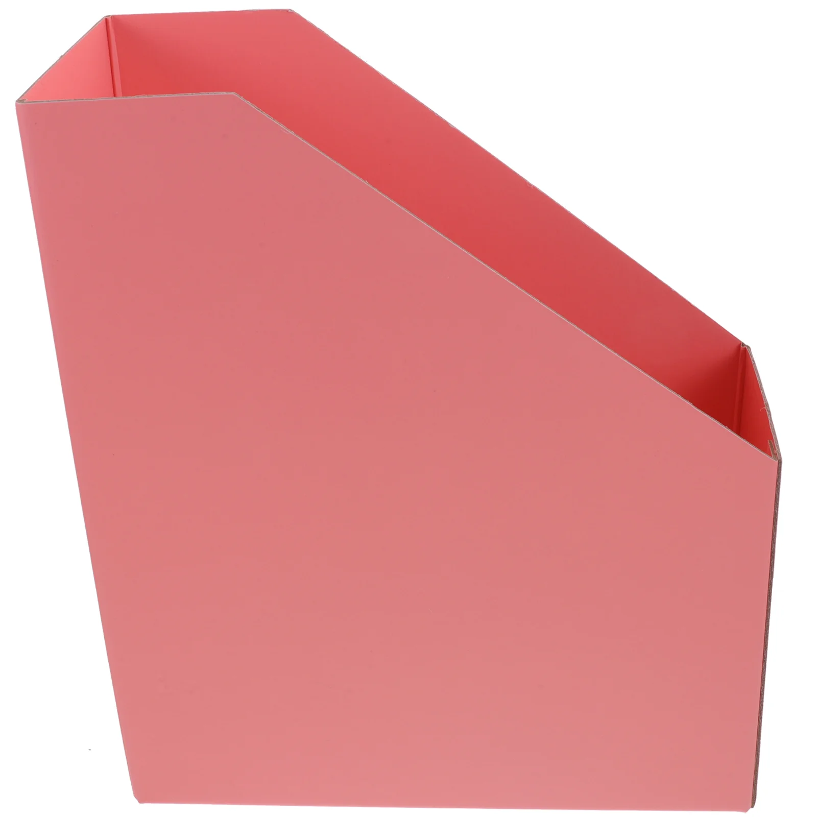 

1pc Magazine File Holder Desktop Organizer Kraft Paper File Holder Documents File Box Office Supplies