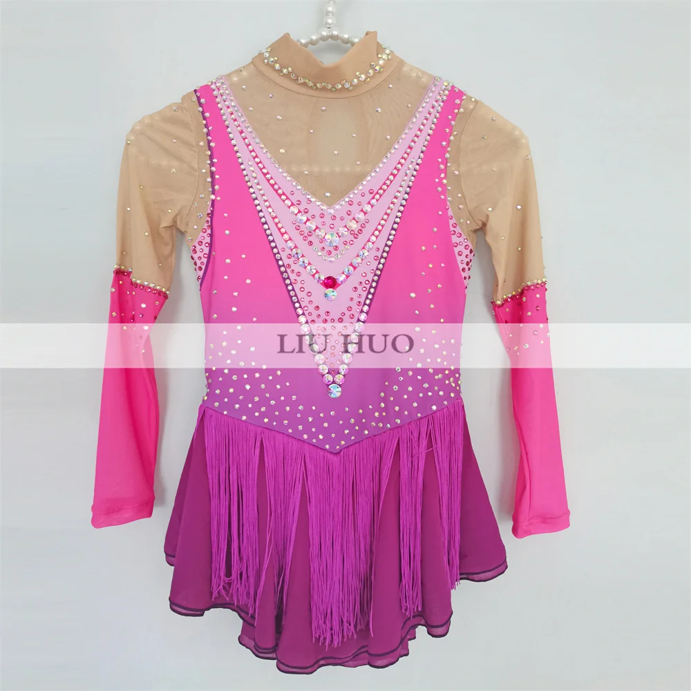 LIUHUO новое платье для фигурного катания на льду женское взрослых