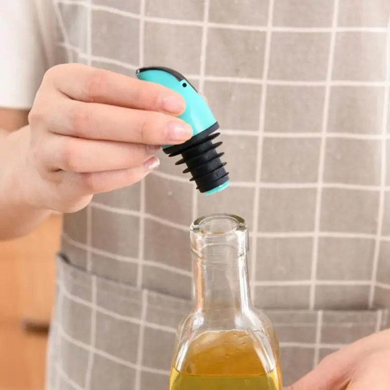 

Soy Sauce Seasoning Bottle Stopper Oil Bottle Pourer Juice Wine Press Flip Top Beer Bottle Cap Stopper Home Kitchen Accessories