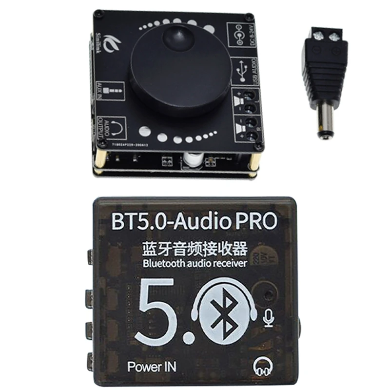 

Bluetooth 5.0 10W/15W/20W Stereo Power Amplifier Board & BT5.0 Audio Pro Audio Receiver MP3 Lossless Decoder Board