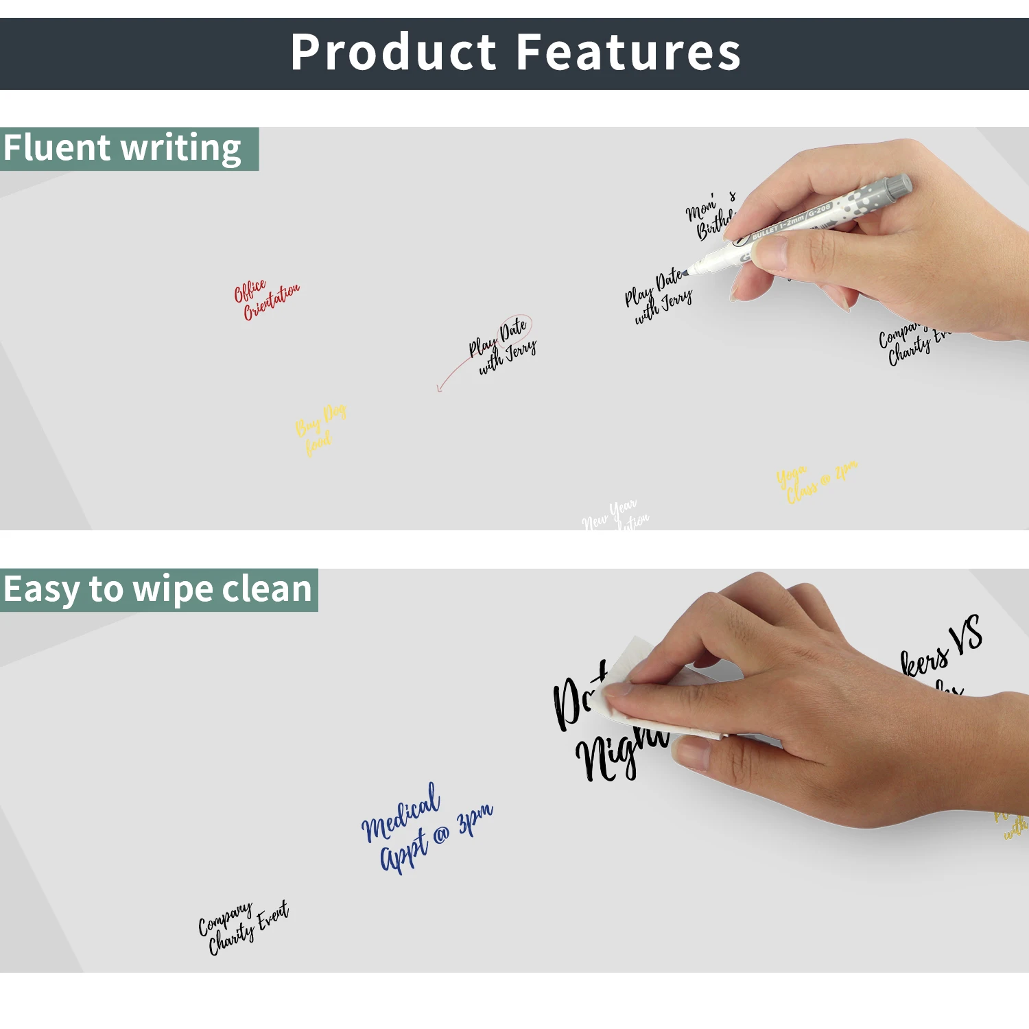 Кухонные заметки Магнитный ежемесячный недевичный планировщик календарь стол