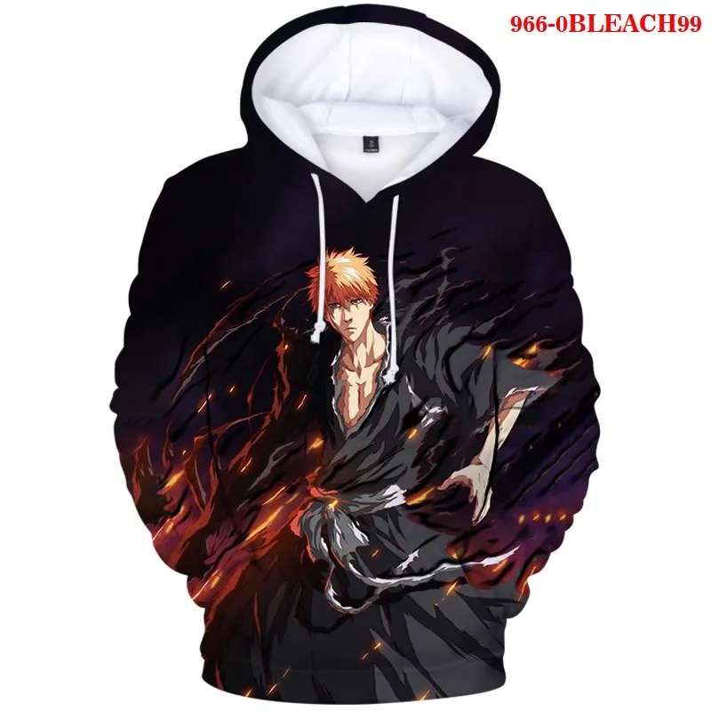 

Anime BLEACH Print 3d Hoodies Fashion Casual Sweatshirts Autumn Warm Pullovers Hooded Man Woman BLEACH New Hoodie Sweatshirts