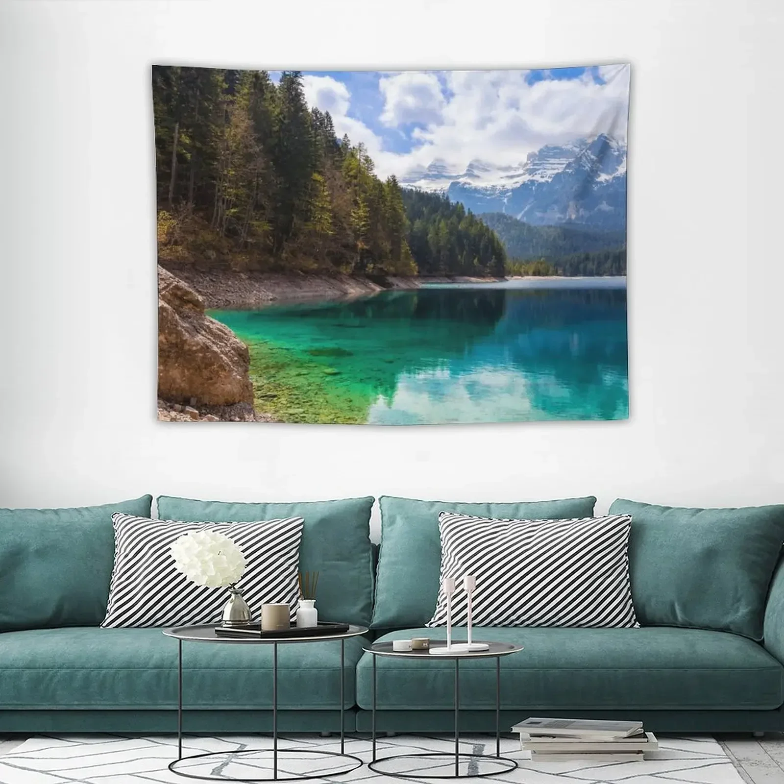 Гобелен Озеро обои домашний декор украшения для комнаты эстетический гобелен