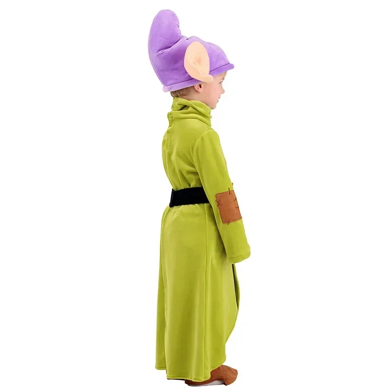 Костюм для косплея Dopey The Seven Dwarfs наряд гнома и эльфа детская одежда выступлений