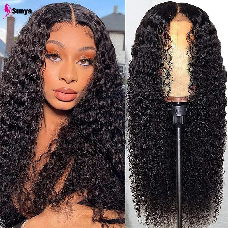 

HD 13X4 Water Wave Lace Front Wig For Women Human Hairs Transparent Lace Frontal Wig Pre Plucked With Baby Hair Lace Closure Wig