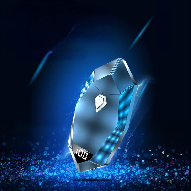 

New Type Rechargeable Lighter Dual Arc Windproof Lighter Electric Quantity Digital Display Cover Opening Sound Gift For Men
