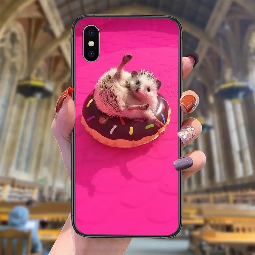 Водонепроницаемый чехол с рисунком ежа для Xiaomi Redmi 9 9A 9C 8A Pro Max K40 Plus |