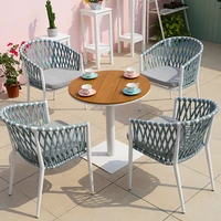 outdoor desk chair nordic garden outdoor balcony small table and chair combination b b leisure terrace rattan chair dining