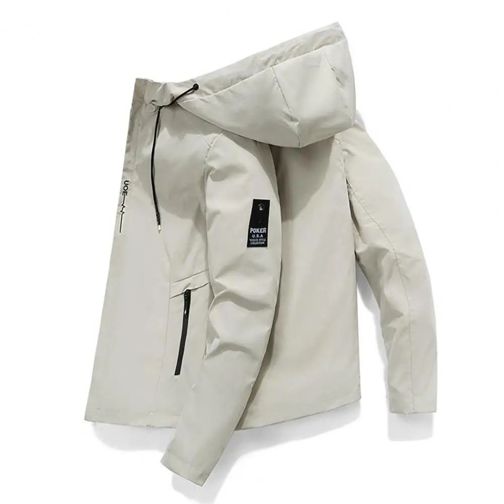 

Breathable Popular Relaxed Fit Hood Jacket Super Soft Coat All Match Streetwear