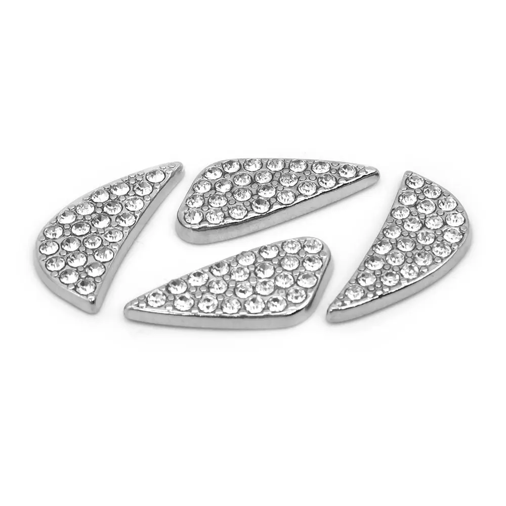 

Car Steering Wheel Crystal Emblem Logo Diamond Sticker Decal Cover Rhinestone For Toyota Hyundai Ford Volvo Interior Accessories