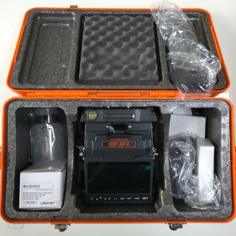 Original Swift KF4 Optical Fiber Fusion Splicer Korea Swift Kf4 Handheld Fusion Splicer KF4 Automatic Fiber Fusion Splicer