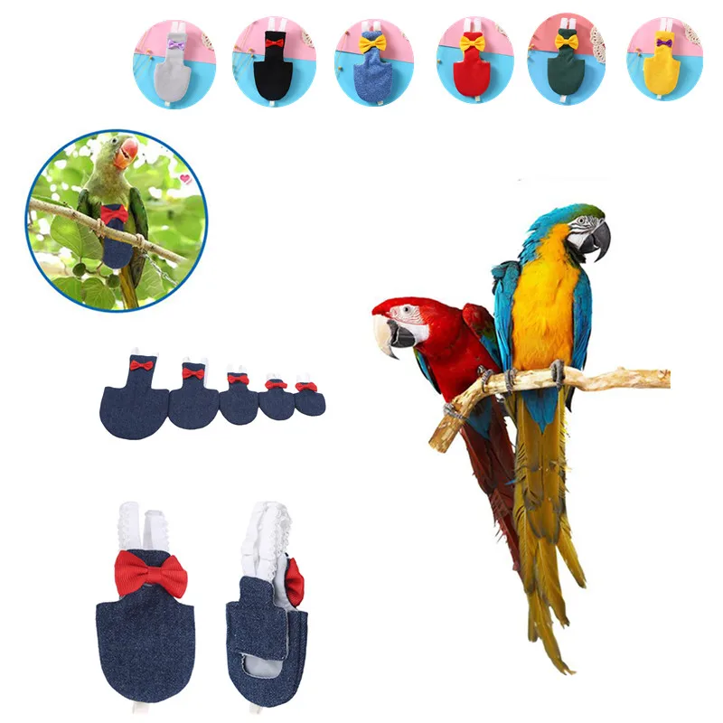 

Подгузник для попугаев, подгузник, подгузник, одежда для зеленых щек, подгузник для попугаев, голубей, средних и больших питомцев
