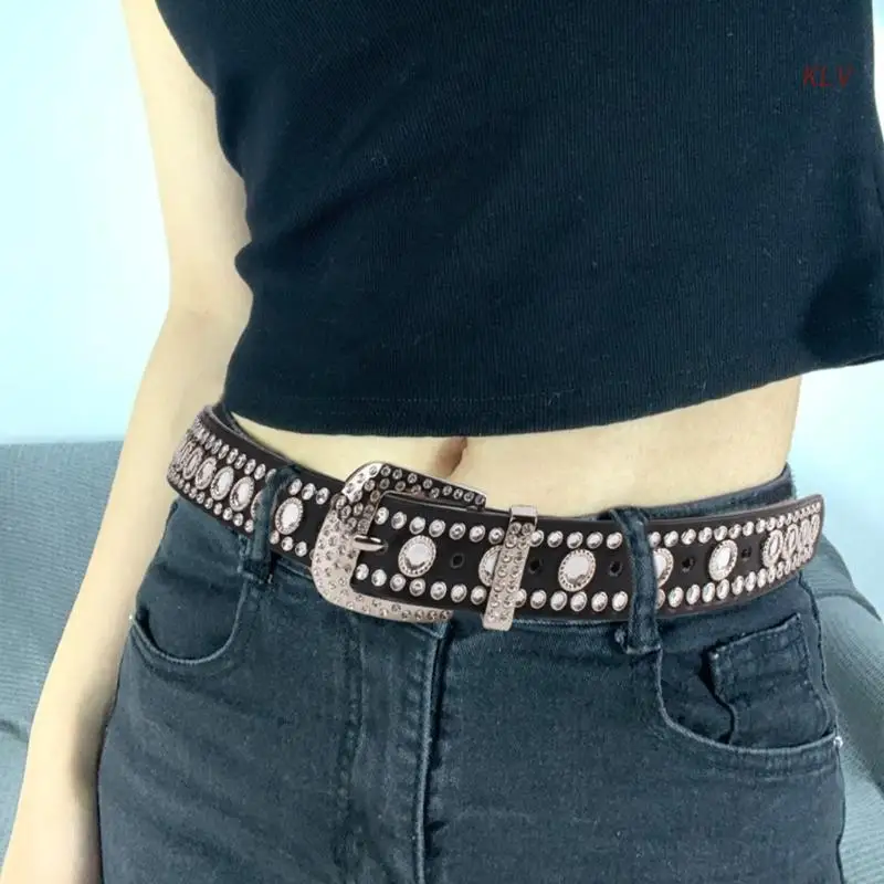 

Ремень с регулируемой пряжкой Женский, модный пояс с пряжкой, белый, черный