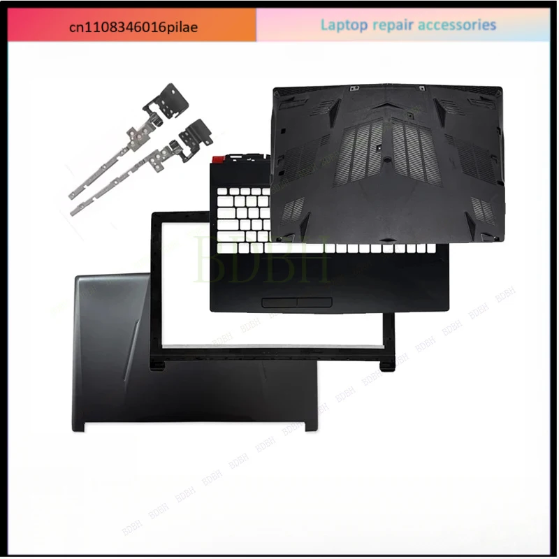 Фото Новый верхний корпус для GL63 8RC 8RD 8RE 8SD 8SE 9SC 9RD MS-16P4 16P5 16P6 16P7, задняя крышка ЖК-дисплея, передние петли, подставка для рук, нижний корпус, 15.6 дюйма №1