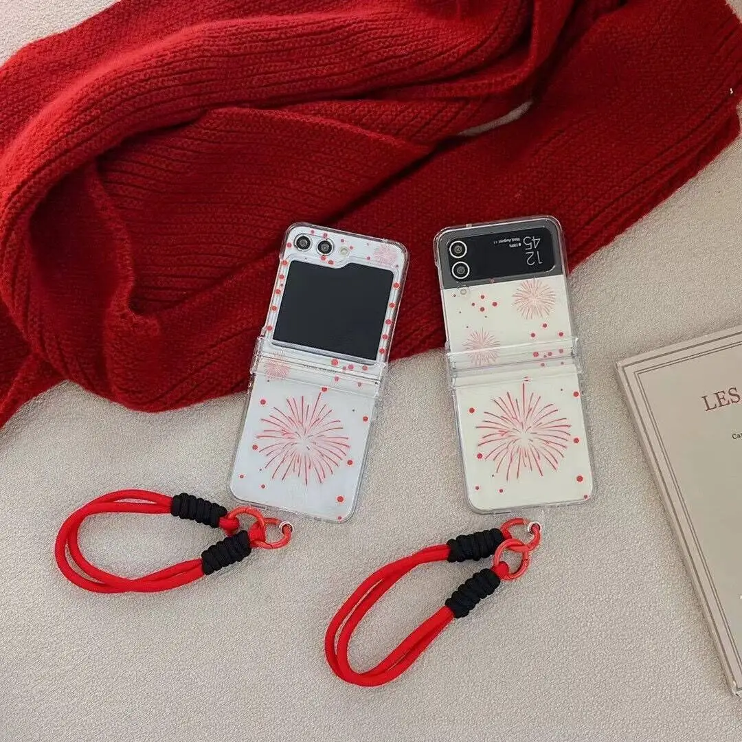 Симпатичный Прозрачный лазерный браслет с бабочкой и замком петлей для Samsung Galaxy Z