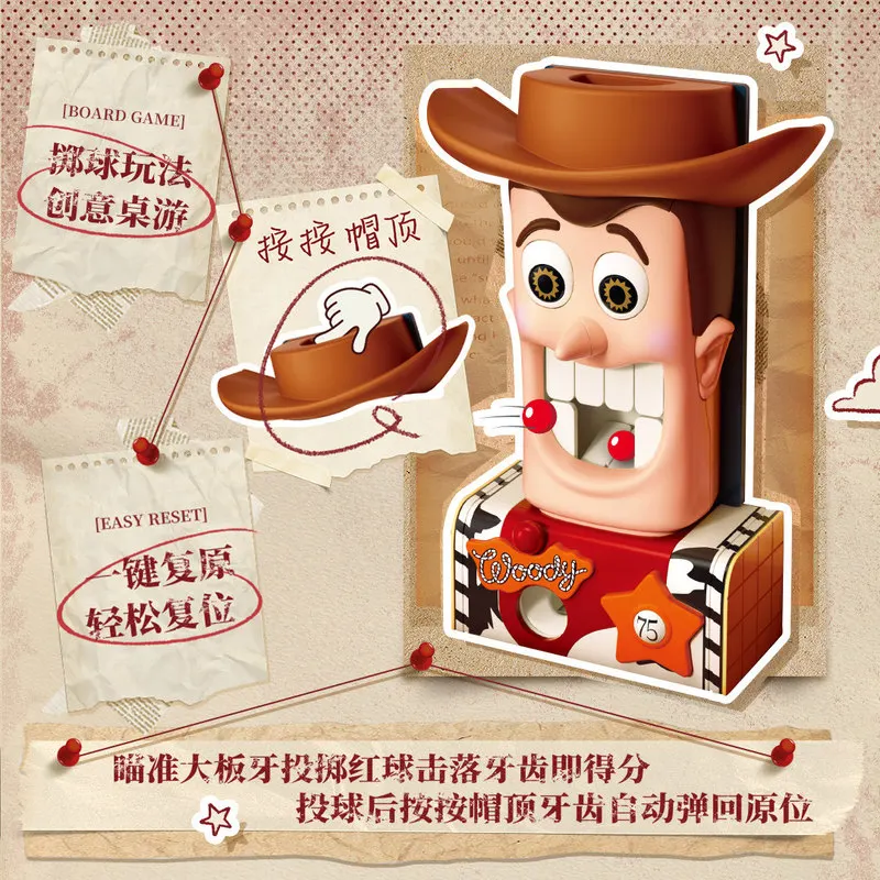 Фото Новая модель-конструктор Woody Big Teeth: настольная игра-бильярд, подарок для взрослых коллекционеров по мотивам «Истории игрушек» №4