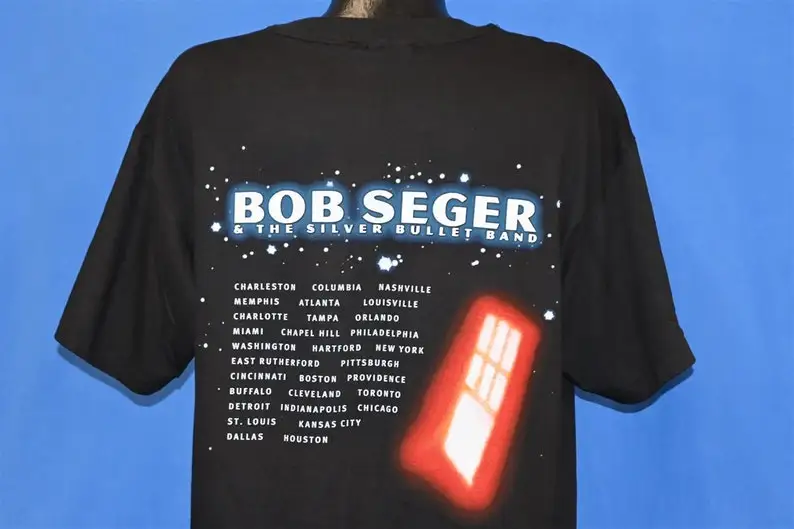 Футболка 90-х Bob Seger And The Silver Bullet Band It's A Mystery Extra Large