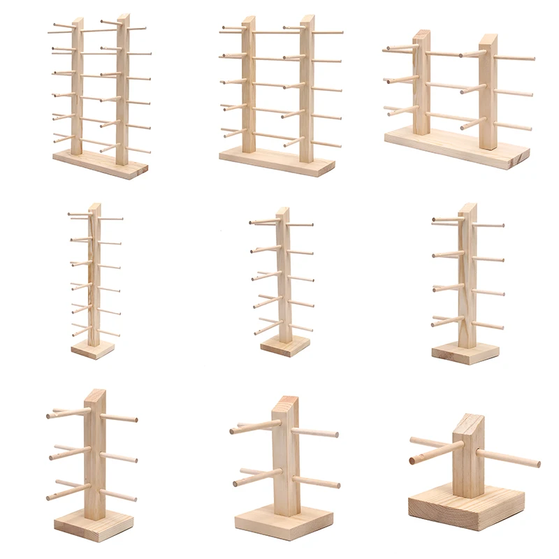 

9 Sizes Natural Wood Sun Glasses Eyeglasses Display Rack Stands Shelf Multi Layers Glasses Display Show Stand Holder