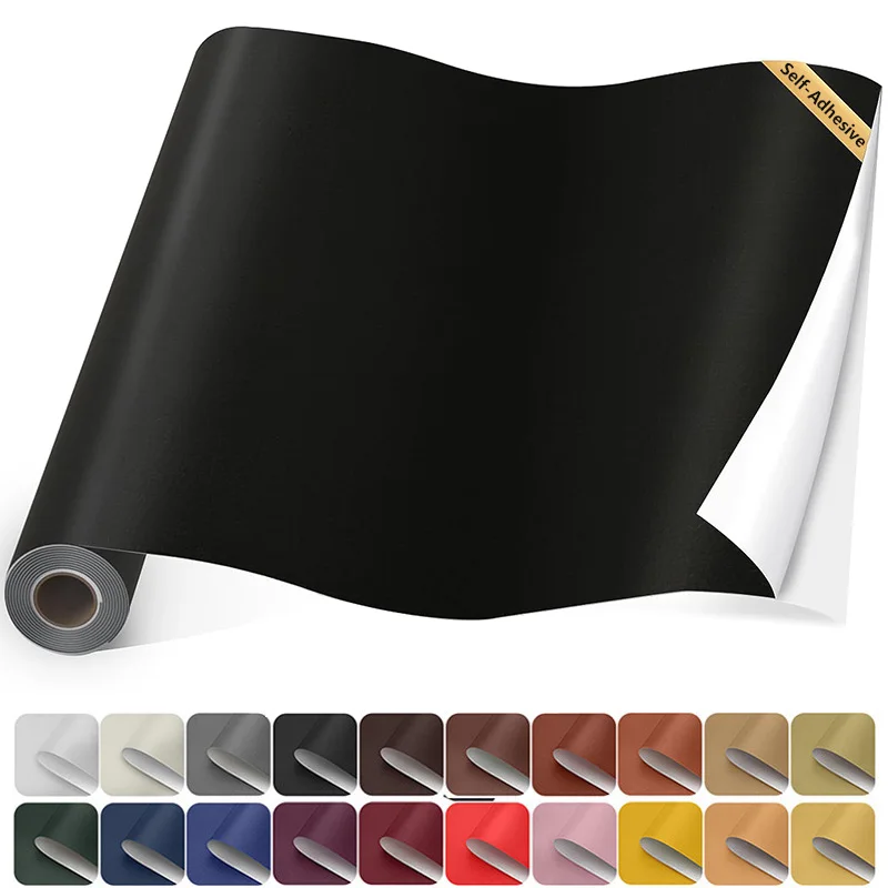 Самоклеящаяся кожа из ПВХ для ремонта диванов тканевая нашивка самостоятельного