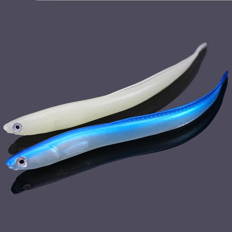 

EEL Soft Fishing Lures 14cm 6.3g Artificial Lures Fishing Worm Silicone Bass Pike Minnow Swimbait Jigging Plastic Baits