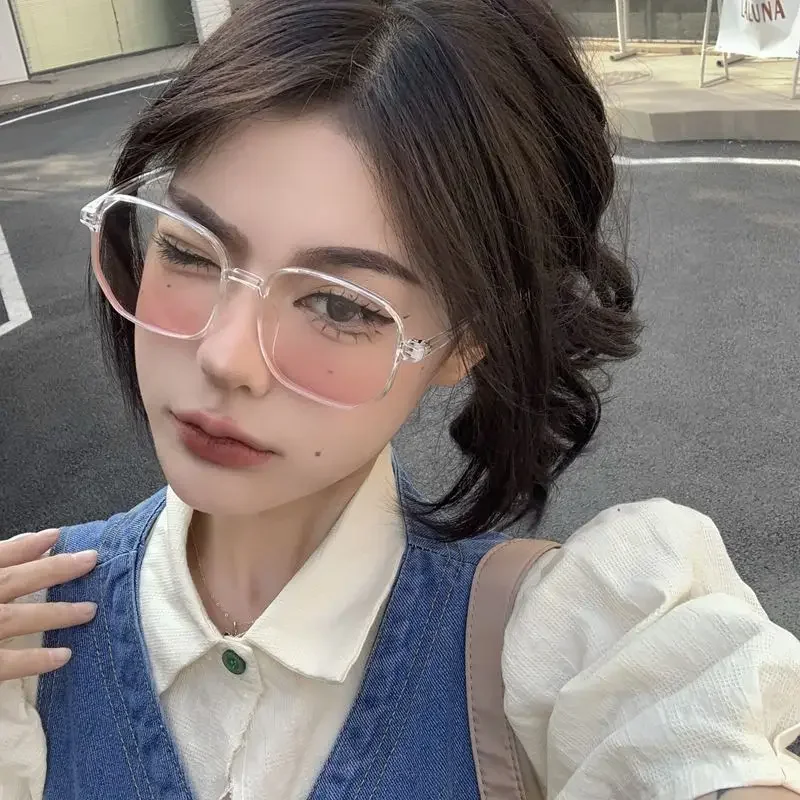 Порошковые румяна градиентные очки модные компьютерные с защитой от синего