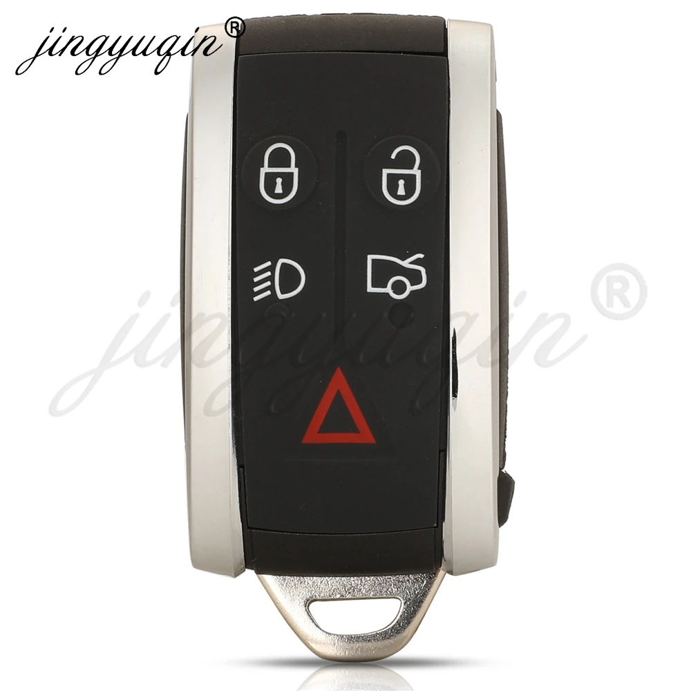 

Jingyuqin 5 кнопок, умный автомобильный дистанционный брелок для Jaguar XF XFR XK XKR XK8 XJ8 2007-2013, корпус, чехол для брелока, сменный NoLogo