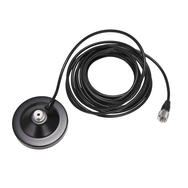 

NL-R3 Flexible Vehicle Antenna 144/430Mhz Dual Band RG58 Suction Cup Base