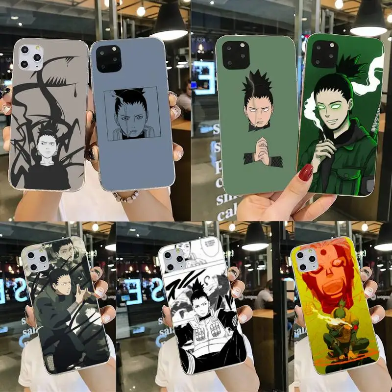 

Naruto Shikamaru Phone Case For iphone 13 12 11 Pro Max Mini XS Max 8 7 Plus X SE 2020 XR Silicone Soft cover