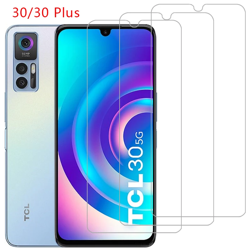 Фото Защитное закаленное стекло для tcl 30 plus 5g, защитная пленка для экрана tcl30 30plus tcl30plus, пленка для телефона glas tlc №1